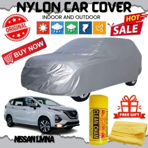 Waterproof Nylon Car Cover for NISSAN LIVINA High Quality and Lightweight Cover with Chamois towel