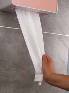 Toilet tissue box non perforated roll paper tube waterproof toilet paper storage rack