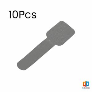 T.Z. เทปตีนตุ๊กแก 10 ชิ้น/แพ็ค ที่เก็บสายไฟ หัวเข็มขัดรัดสายเคเบิ้ล Magic Tape