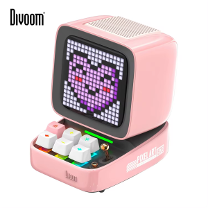 Divoom Ditoo-Pro Retro Pixel Art Bluetooth Portable Speaker Alarm Clock DIY LED Display Board Cute Gift Home Light Decoration