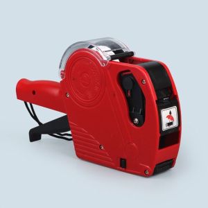 Price Tag Gun Crown Price Labeller With Labels Introductory package Single-row 8-digit English printing price tag printer Durable Ink Roll