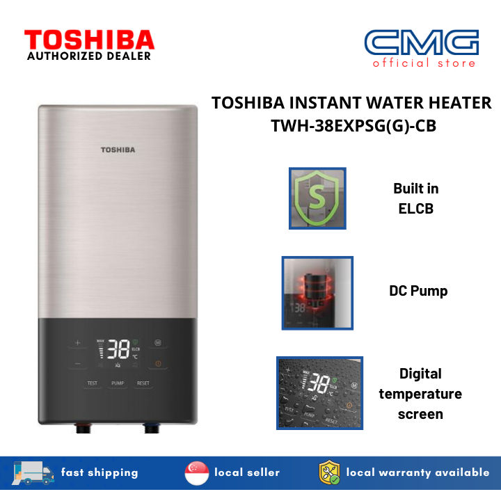 *Installation available* TOSHIBA Instant Water Heater with DC Pump ...