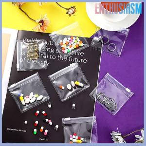【Enthusiasm】🌟🌟【Hot Sale】🎈 5pcs Pouch Bags Zippered Pouch Reusable Clear Bags Self Sealing Travel Organizer Storage