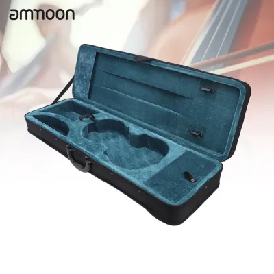Ammoon cứng Violin trường hợp chống xước Violin hộp Ergonomic thiết kế trọng lượng nhẹ dây đeo vai có thể điều chỉnh cho du lịch