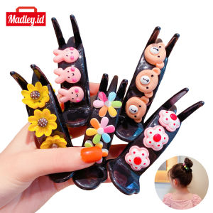 MAdley Hairpin Set Karakter Korea Lucu Jepit Rambut Anak Perempuan Besar JPT16