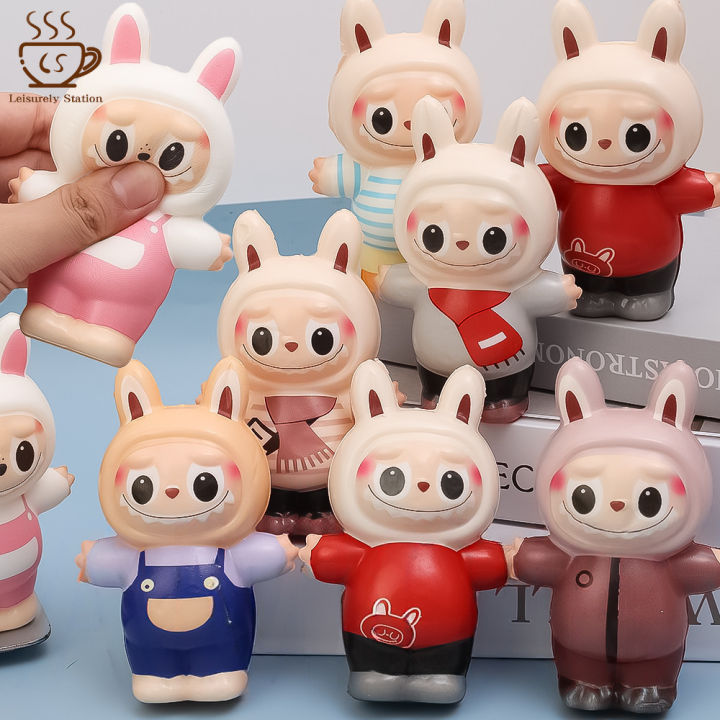 1-5PCS Labubu Hand Pinch Toy Christmas Party Favors Birthday Present ...