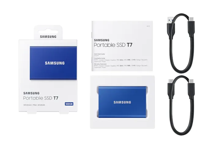 Samsung T7 1TB/2TB/4TB/6TB/8TB/10TB Portable SSD