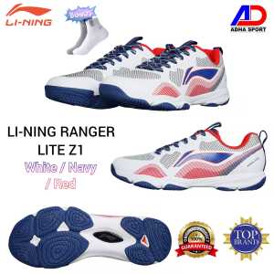 Bonus Kaos Kaki Sepatu Badminton Lining RANGER LITE Z1 & Z2 Sepatu Bulutangkis