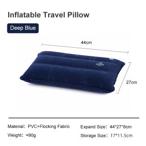 Naturehike Inflatable Travel Pillow Fast Portable PVC Inflatable Pillow Air Pillow Neck Pillow Travel Office Nap Pillow Camping Pillow For Sleeping Gear Camping Accessories NH18F018-Z