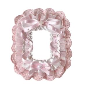 Bows photocard chủ đáng yêu bìa túi lưu trữ ren photocard trường hợp ngọt ngào ảnh tay áo tín dụng bảo vệ