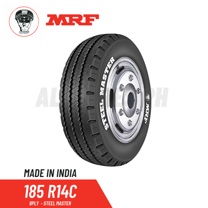 MRF Tire 185 R14C 8PLY (Made in India) - Heavy Duty Tires for Van Adventure L300 B2