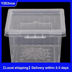 【Local shipping】 Plastic Insect Spider Habitat Feeding Box Case Container Tank Transport Case Toy