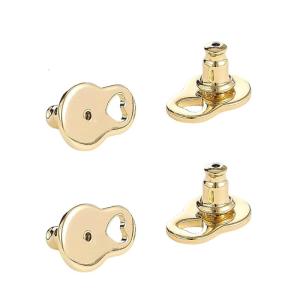Khóa an toàn Bông tai lifters 4pcs hình trái tim backings hỗ trợ nặng ngăn chặn rơi vừa vặn phù hợp