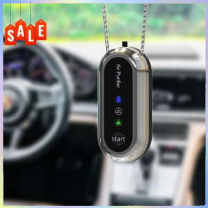 ส่งด่วน สร้อยคอเครื่องฟอกอากาศขนาดเล็กที่สวมใส่ส่วนบุคคลได้ เครื่องกรองขนาดเล็กแบบพกพาสำหรับเด็กผู้ใหญ่