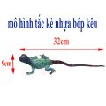 Đồ Chơi Mô Hình Tắc Kè Nhựa Bóp Kêu 30cm. 