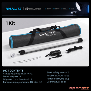 Nanlite PavoTube II 15C RGB LED Tube Light for Photographer