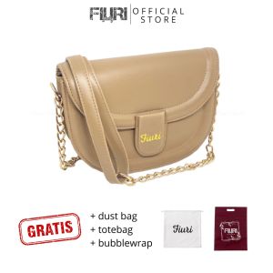 FIURI - UWI BAG MAROON - TAS SELEMPANG WANITA MERAH - TAS TREND IMPORT KOREA MURAH - SLINGBAG CEWEK - OUTFIT OOTD FASHION WANITA LEBARAN HARI RAYA RAMADHAN