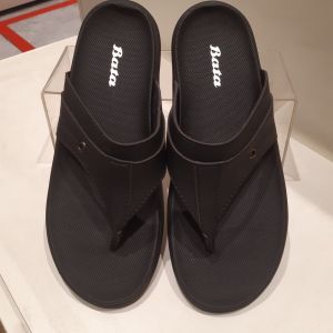 BATA [Produksi Lokal] Sendal Pria Kasual Shazam Black Brown Ukuran 38 Sampai 43 Harga Terbaik...