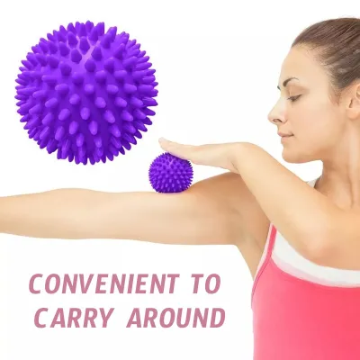 [READY STOCK] Spiky Massage Ball Trigger Point Sport Fitness Hand Foot Pain Stress Relief Muscle Relax Exercise Spike Balls