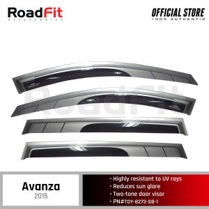 TXR Door Visors For Toyota Avanza 2015 Two-Tone Finish 4PCSRain Visors/Gutters