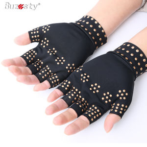Buzesty Compression Arthritis Gloves (1 Pair) - Mag-netic Gloves for Arthritis & Anti Edema Pain Health Compression Arthritis Gloves