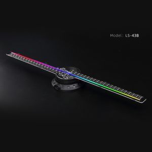 3D Hologram Advertising Fan Projector light display holographic LED holograma wifi customized photos
