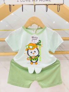 [HÀNG MỚI VỀ] BỘ NGẮN TAY MINKYMON CHO BÉ TỪ 5KG TỚI 16KG PHỐI TAY THỎ SIÊU DỄ THƯƠNG