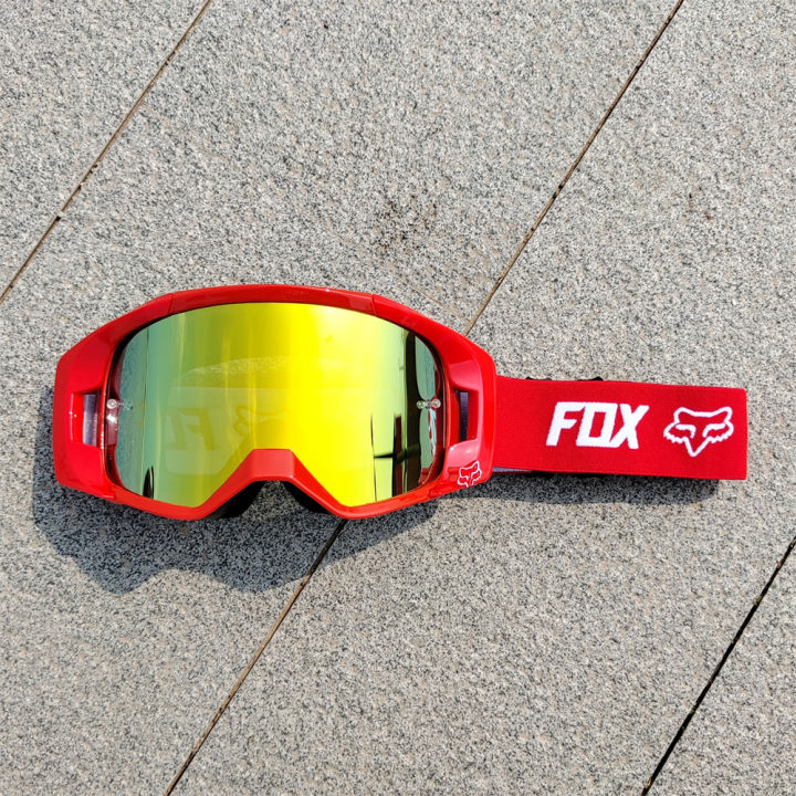 MTB Eyewear Man Woman FOX Motorcycle Helmet Goggles Motocross Goggles Off  Road Windproof Protective Goggles Racing Glasses Ski Googles