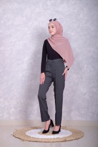 DANNIS-Celana Panjang untuk Wanita Celana Panjang Pinggang Tinggi Ukuran Plus untuk Wanita Kerja Kantoran