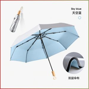 Raincoat Hanger Outer Layer Sunscreen and Uv Protection Vinyl Strong Wind-resistant Skeleton Rainproof
