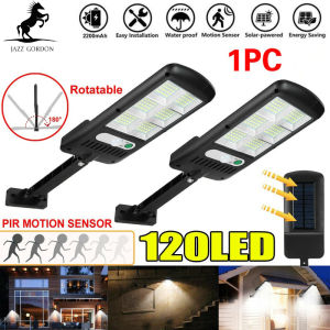 [READY STOCK] JAZZ GORDON Solar led Outdoor Lighting 100W/120LED 128LED 100LED New Solar Human Body Induction Street Light Outdoor Courtyard Home Lighting