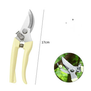 Kéo mũi nhọn kéo đầu thẳng đa chức năng cắt tỉa hoa cành thép không gỉ có nút chốt khóa tay cầm chống trượt