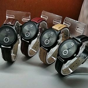 BIG SALE COD JAM TANGAN WANITA ///TALI KULIT /// JAM TANGAN TANGGAL  AKTIF