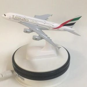 20CM plane model Boeing 380 emirates airline aircraft A380 Metal Solid simulation airplane model for kids toys Christmas gift
