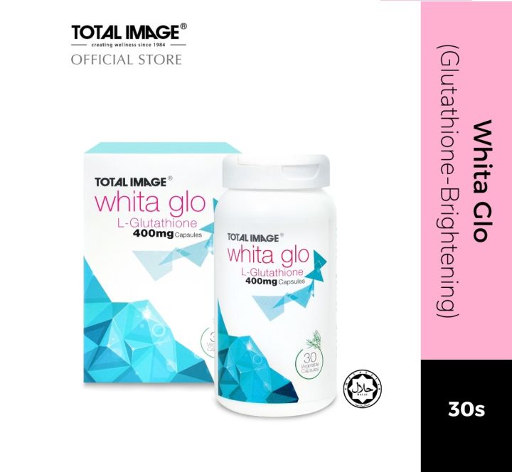 total image whita glo l glutathione TOTAL IMAGE WHITA GLO L-GLUTATHIONE 400MG