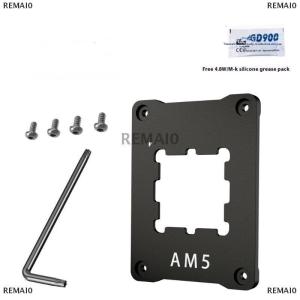 [COD] REMAI0 Aluminum Universal AM5-AMD Desktop Chassis CPU Bending Correction Fixing Buckle Cover Apply To 7950X 7800X 7700X 7600X 7500F
