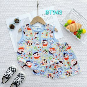 10KG-42KG ĐỒ BỘ TOLE LANH BÉ TRAI QUẦN ĐÙI MẶC NHÀ MẶC NGỦ