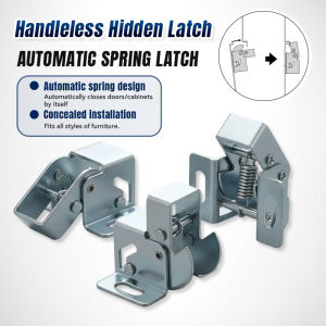 Talao Self-closing Spring Door Catch / Spring Loaded Cabinet Latch / DK603 Spring Latch 1Pc