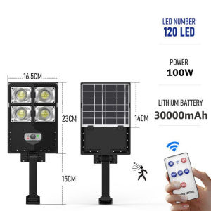 Lampu Jalan Tenaga Surya Matahari Solar Sensor Street Cell LightsLED/lampu surya Solar Light garansi 5 tahun Lampu Jalan Tenaga Surya Lampu sensor LED Luar Ruangan Lampu Sorot Surya/100W/ 200W/ 300W  PJU SOLAR PANEL / PJU TENAGA SURYA