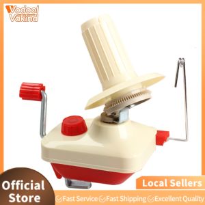 Knitting and Crochet Yarn Winder Tool Hand Operated for Smooth Fiber String Ball Winding in Compact Design