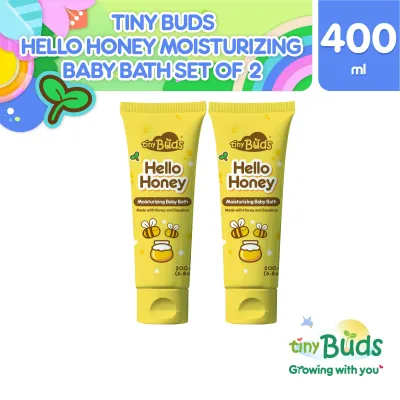 Tiny Buds Hello Honey Moisturizing Baby Bath 200ml - Set of 2
