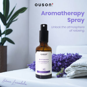 OUSON Botanica Lavandula Aromatherapy Lavender Essential Oil Spray Use For Relaxation Stainless Pillow Spray 50ml