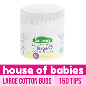 Sanicare Large Cotton Buds 160 Tips