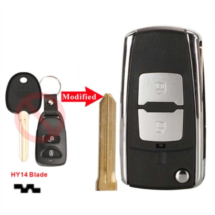 Replacement Key Fob Case For Hyundai - Keyless Entry Remote Shell, No Programming Needed
