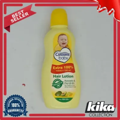 Cussons Baby Hair Lotion 200ml Vitamin Rambut Bayi Minyak Rambut Bayi (-Botol Tersegel )