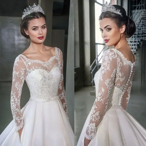 Lace Bridal Bolero Long Sleeve Wedding Jacket Shrug Shawl Bridal Coat Customized2026