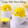 Lampu Tidur LED Telur Ayam Sensor Cahaya Dekorasi Kamar Night Light Lamp Chicken Egg Bebek Duck Unik. 