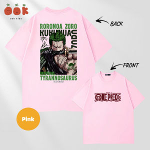 One Piece Zoro Shirt Budak Pure Cotton Children T Shirt Short Sleeve Crew Neck Anime T-Shirt