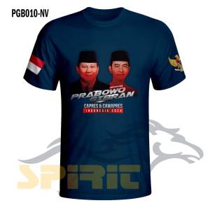 Baju Kaos Prabowo-Gibran Capres Cawapres Kaos Prabowo-Gibran Lengan Pendek Katun Premium Distro