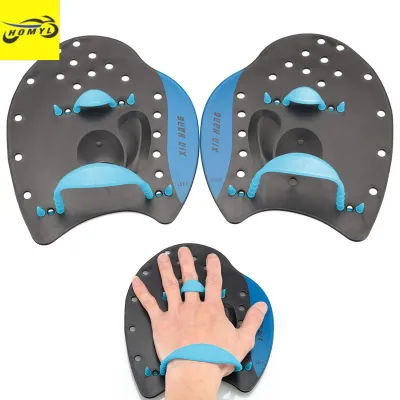 Homyl Unisex Swim Hand Paddles Gloves Paddles with Adjustable Straps Aquatic Gloves workout and for